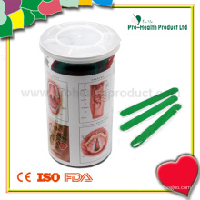 Plastikzungen-Depressor in einer PVC-Ring-Pull-Dose (PH1037B)